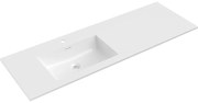 Mexen Otis, umývadlo na zapustenie 141 x 46,5 cm, ľavé, biela lesklá, 25181400L