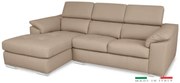 Kožená rohová sedacia súprava LOREN II, Ľavá, béžová (madras - 142 taupe)