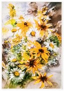 Žltý prateľný koberec 100x140 cm New Carpets - Oyo home