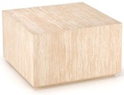 Konferenčný stolík Travertino štvorcový travertín