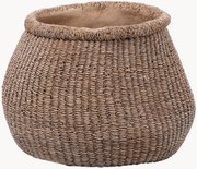 Ručne vyrobený betónový kvetináč Faux-Puff, V 19 cm