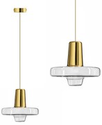 Toolight - LED závesné stropné svietidlo APP553-1CP, zlatá, OSW-08633