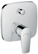 Hansgrohe Talis E, páková vaňová batéria pod omietku s prepínačom pre 2 telesá, chrómová, HAN-71745000