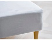 Biela napínacia plachta z Bio bavlny 180x200 cm Calm – Södahl