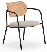 Sivé kreslo v dekore duba Eclipse - Teulat