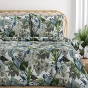 BAVLNENÉ OBLIEČKY DAVOS 140X200 CM 1 KS 70X80 CM LISTY