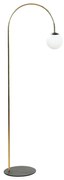 Zuma Line 1223 - Stojacia lampa BOW 1xE14/10W/230V zlatá/čierna