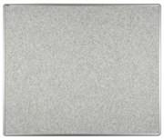 Textilná nástenka ekoTAB v hliníkovom ráme, 1200 x 900 mm, sivá