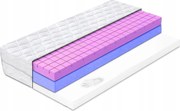 Penový matrac s tvarovou pamäťou 180 x 190 23 cm, mäkká redukcia vibrácií H3