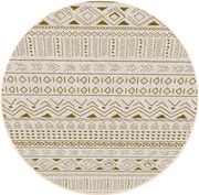 Protišmykový koberec NOVO béžový kruh