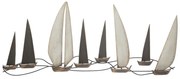 Kovová nástenná dekorácia 119x51 cm Regata – Mauro Ferretti