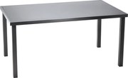 CH Záhradný hliníkový stôl so sklenenou doskou Sten