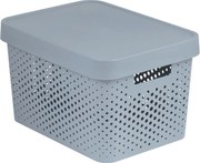 Curver Infinity 229168 Box 17 L, perforovaný, sivý