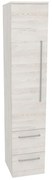 Mereo Bino, kúpeľňová skrinka vysoká 163 cm, ľavá, Multidecor, White Loft Pine, MER-CN697WLP1