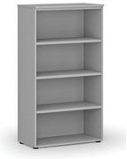 Kancelársky regál PRIMO GRAY, 800 x 420 x 1434 mm, sivá