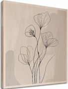 Obraz na dreve - Flóra fjordov