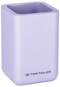 Fialový téglik na zubné kefky z polyresínu Tom Tailor T-Rounded – Wenko
