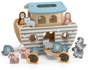 Drevené vkladacie puzzle Noemova archa Viga