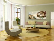 Obraz na plátne CREATION OF ADAM – Michelangelo REP164 | rôzne rozmery