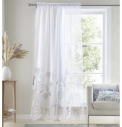 Biela záclona 229x140 cm Meadowsweet Floral - Catherine Lansfield