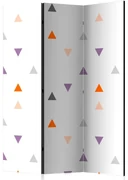 Artgeist Paraván - Triangles Rain [Room Dividers]