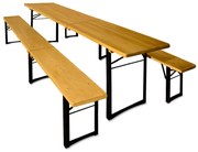 InternetovaZahrada Pivný set 220 cm - skladací