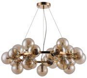 ITALUX PND-5252-25-GD-CGN - Luster na lanku CABELLA 25xG9/28W/230V