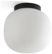 FARO 68611 - Stropné svietidlo AMELIA 1xE27/15W/230V IP44 biela/čierna