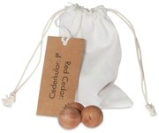 Cédrové guličky do šatníkovej skrine, 15ks / bavlnené vrecuško