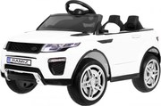 Ramiz Elektrické autíčko Rapid Racer pre deti, biele SUV + diaľkové ovládanie