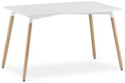 Biely jedálenský stôl ADRIA 120x80 cm