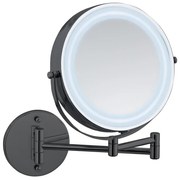 WENKO 71559800 - Zrkadlo POWER-LOC 25,5x32 cm čierne