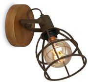 Briloner 2670-014 - Nástenné bodové svietidlo RETRO 1xE27/25W/230V hnedá