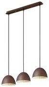 Ideal Lux - Luster na lanku FOLK 3xE27/60W/230V hnedá