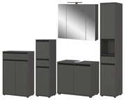 Antracitová kúpeľňová zostava Lemont – Germania