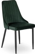 Jedálenská stolička BARI, tmavozelená