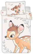 Bavlnené detské obliečky do postieľky 100x135 cm Bambi "Beige" – Jerry Fabrics