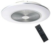 Brilagi - LED Stmievateľné svietidlo s ventilátorom AURA LED/38W/230V strieborná +DO