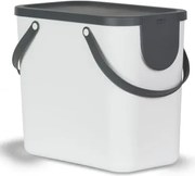 Odpadkový kôš Albula 25 l, biely%