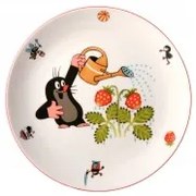 Talíř dětský mělký, Thun, Krteček a konvička, 21 cm