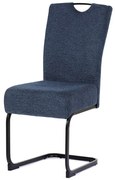 Autronic BONTEC Jedálenská stolička, modrá, látka, DCL-E2008 BLUE2 Farba: Modrá