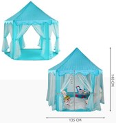 Detský stan - PALAC pre deti - modrý PRO-6105