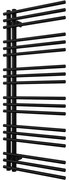 Cerano Burke, vykurovacie teleso 1200x500 mm, 562W, pripojenie D5, čierna matná, CER-CER-429634