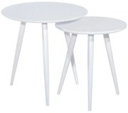 Súprava stolíkov Reda biela