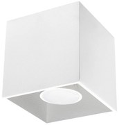 Sollux SL.0027 - Bodové svietidlo QUAD 1 1xGU10/10W/230V biela