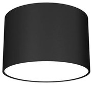 Stropné svietidlo Dixie, 1x čierne kovové tienidlo