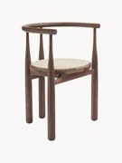 Stolička's opierkami z orechového dreva Bukowski