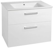Aqualine Aqualine, VEGA umývadlová skrinka, 82x67,6x43,8 cm, 2xzásuvka, biela, VG083