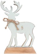 Drevená dekorácia Jelen - 14 * 6 * 20 cm