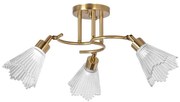 Luster na tyči 3xE14/60W/230V zlatá